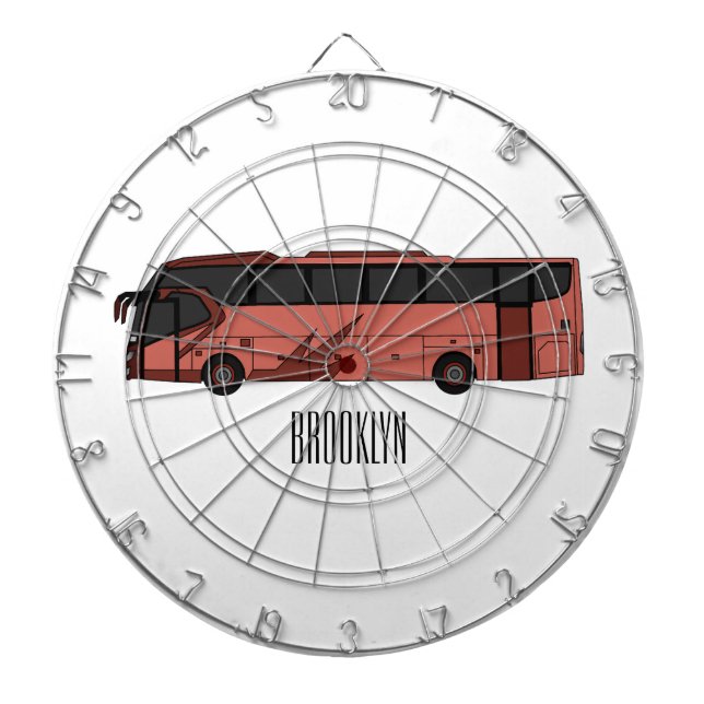 Diana Ilustracion personalizado de autobús (Frente)
