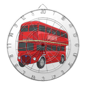 Diana Ilustracion personalizado de bus de dos pisos