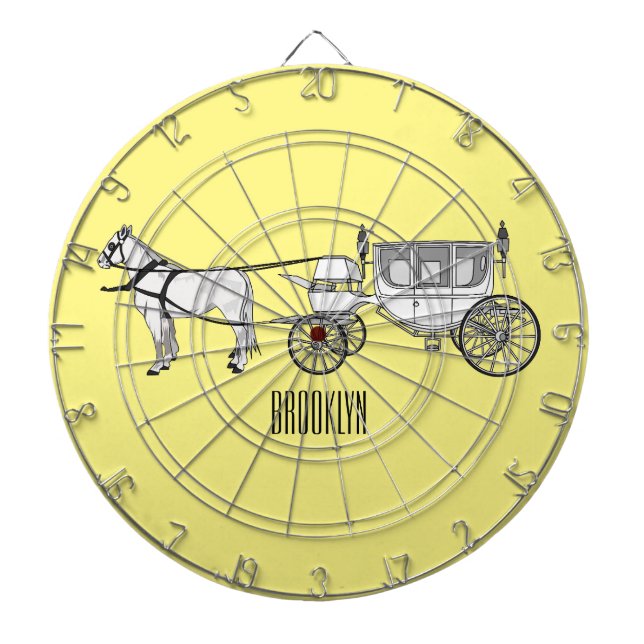 Diana ilustracion personalizado de caballos y carruajes  (Frente)