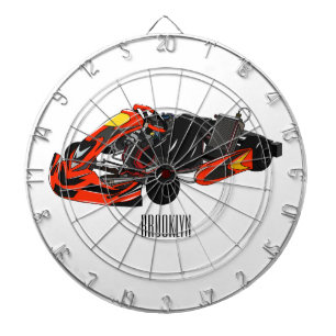 Diana Ilustracion personalizado de carreras de Kart