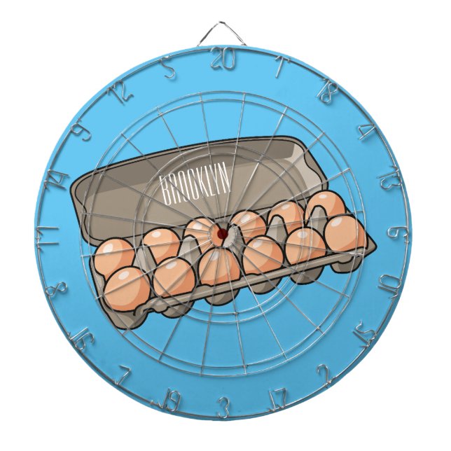 Diana Ilustracion personalizado de cartón de huevo (Frente)