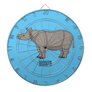 Diana Ilustracion personalizado de Javan rhinoceros