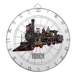 Diana Ilustracion personalizado de locomotora de vapor