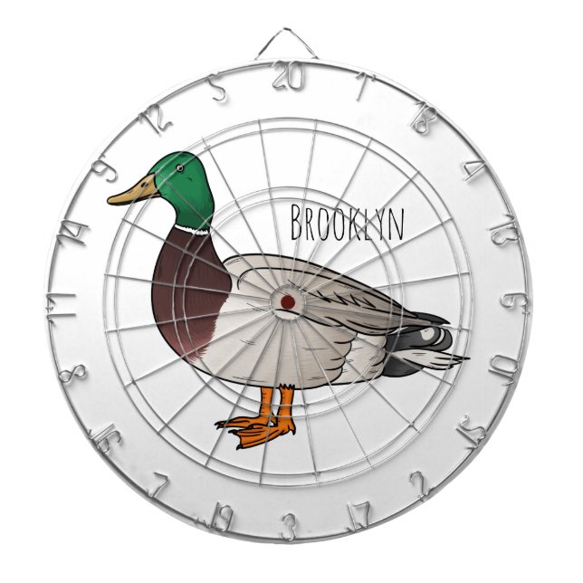 Diana Ilustracion personalizado de pato mallard (Frente)