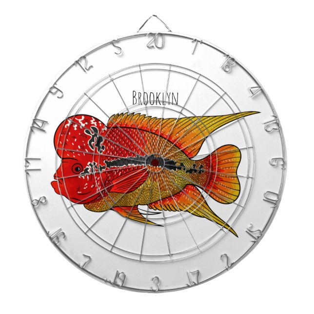 Diana Ilustracion personalizado de peces cíclicos de cue (Frente)