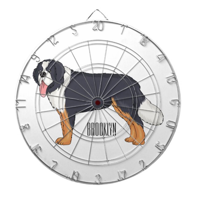 Diana Ilustracion personalizado de perro de montaña de B (Frente)