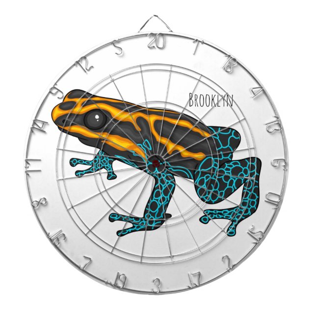 Diana Ilustracion personalizado de rana darda venenosa (Frente)