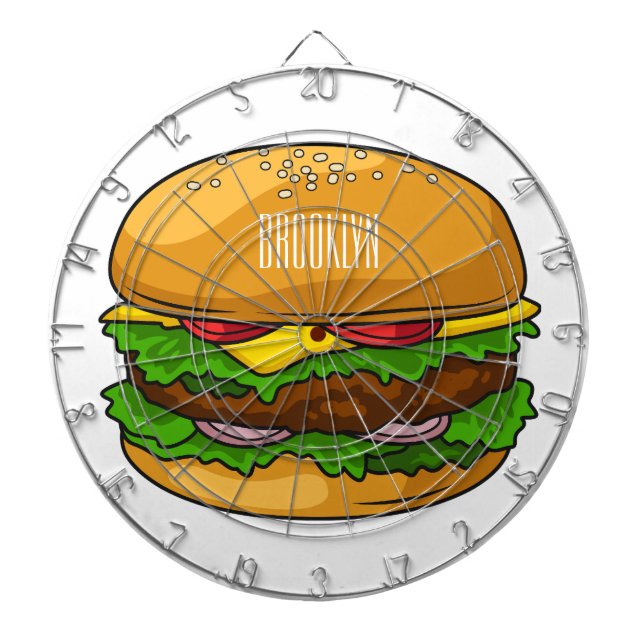 Diana Ilustracion personalizado Hamburger (Frente)