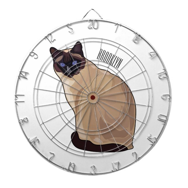 Diana Ilustracion personalizado siamés (Frente)