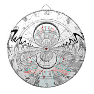 Diana Impresión de arte de Kaleidoscope en escala de gri