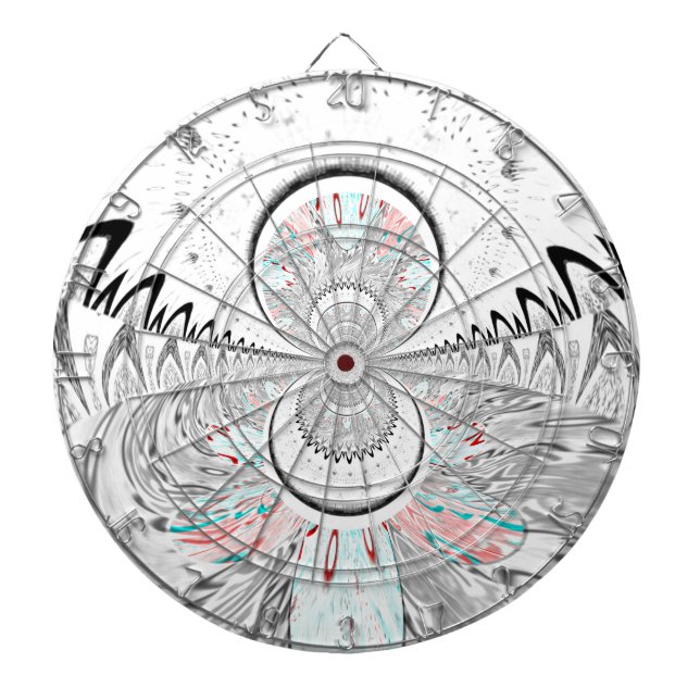 Diana Impresión de arte de Kaleidoscope en escala de gri (Frente)