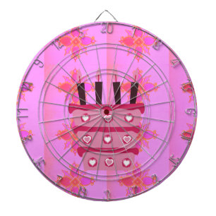 Diana Impresión de tarta de cumpleaños rosada