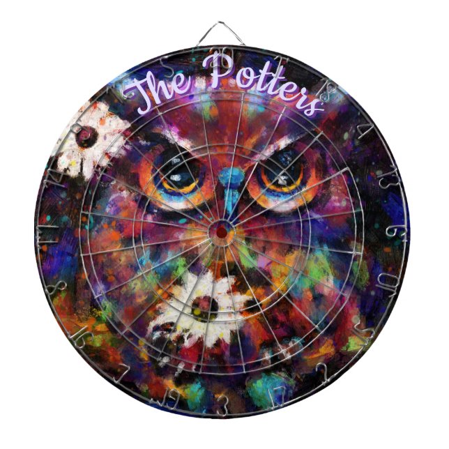 Diana Impresionista y caprichosa lechuza floral personal (Frente)