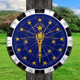 Diana Indiana Dartboard USA & Indiana Flag / Game board
