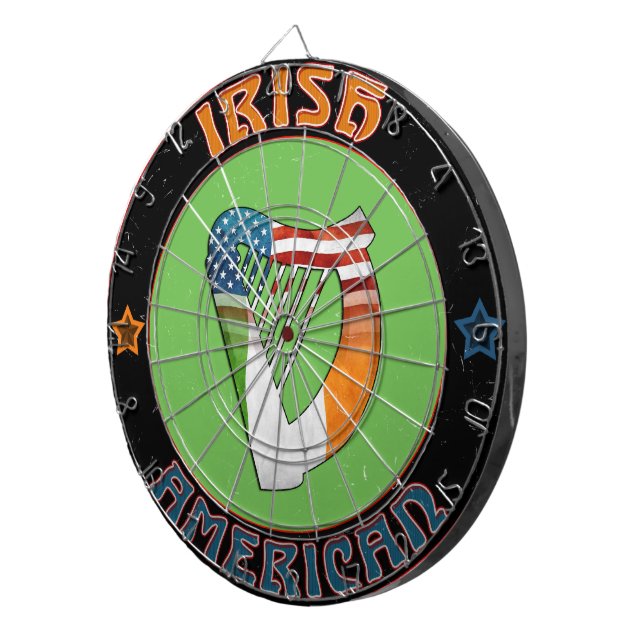 Diana Irish American Harp Dart Board (Frente Derecha)