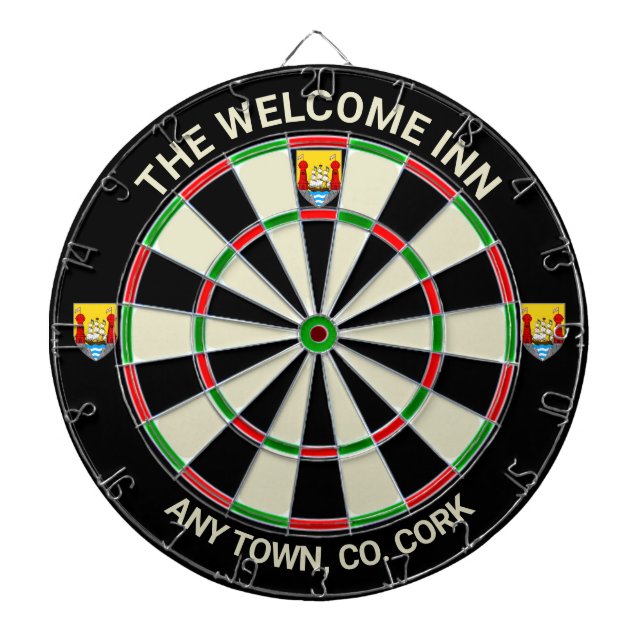 Diana Irlandés County Cork Ireland Dartboard (Frente)
