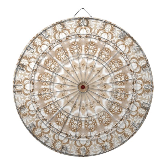 Diana Ivory Flowers Dartboard (Frente)