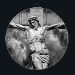 Diana Jesús en una cruz<br><div class="desc">Jesús en una cruz a la una de las estaciones en Lourdes,  Francia</div>