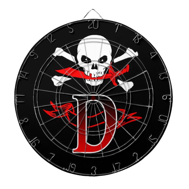 Diana Jolly Roger D Monograma Inicial (Frente)