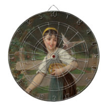 Joven Chica alimentando a las palomas (por Émile M