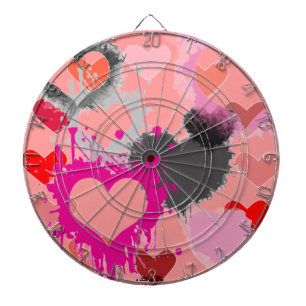 DIANA JUEGO DE DARTBOARD - CORAZONES DE DISEÑADOR - RODI