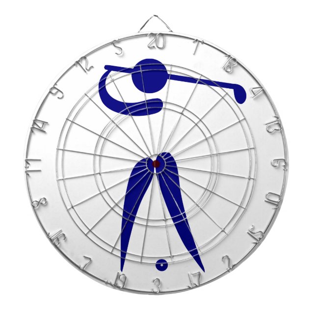 Diana Jugador de golf Deportes blancos azules, añadir te (Frente)