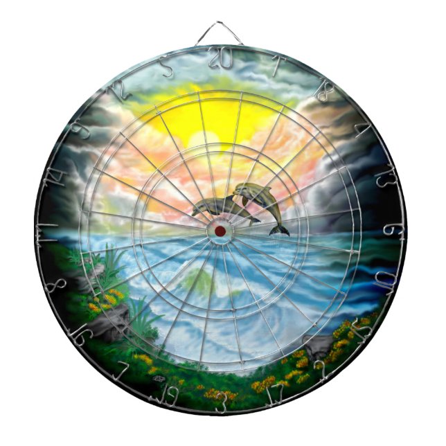 Diana Jugando a los delfines al sol (Frente)