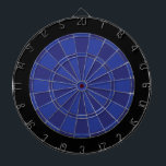 Diana Junta Dart: Azul Real, Marina Y Negro<br><div class="desc">Juego Royal Blue,  Navy,  Y Black Colored Dart Board (Cartel De Arte De Color Negro) Incluyendo 6 Dardos De Ladrón</div>