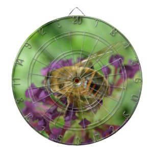 Diana Junta Dart de abejas y flores moradas