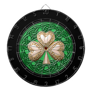 Diana Junta Dart Gold Clover y Celtic Knots