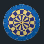 Diana Junta Dart: Oro Viejo, Marina Y Azul<br><div class="desc">Juego De Tablero De Oro Antiguo,  Armada Y De Color Azul,  Incluyendo 6 Dardos De Ladrón</div>