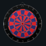 Diana Junta Dart: Rojo, Marina Y Negro<br><div class="desc">Juego de tablero rojo,  naval y negro con 6 dardos de latón</div>