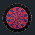 Diana Junta Dart: Rojo, Marina Y Negro<br><div class="desc">Juego de tablero rojo,  naval y negro con 6 dardos de latón</div>