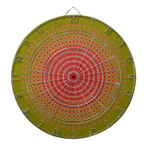 Diana Junta de arte "Red Bullseye"