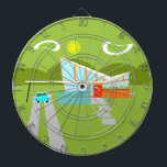 Diana Junta de arte Retro Palm Springs House<br><div class="desc">Esta casa retro Palm Springs con Car Dart Board es un sueño de los amantes de la modernidad de mediados de siglo. El diseño de arte minimalista incluye un naranja elegante y una casa de cristal con un techo de marca de verificación en pendiente espectacular. La puerta roja contrasta con...</div>