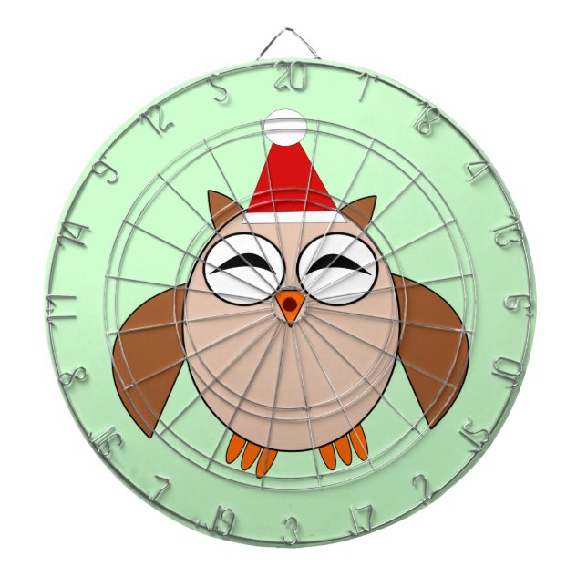 Diana Junta de Owl Dart de Navidades Cute (Frente)