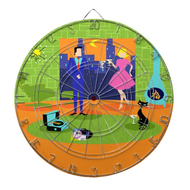 Diana Junta Retro Romántica de Dart Pareja (Frente)