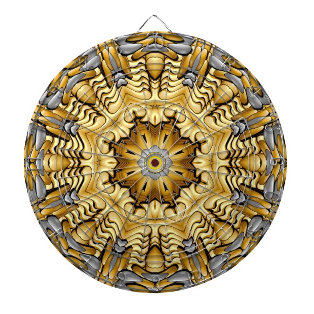 Diana Kaleidoscopio Metalizado de plata dorada preciada (Frente)