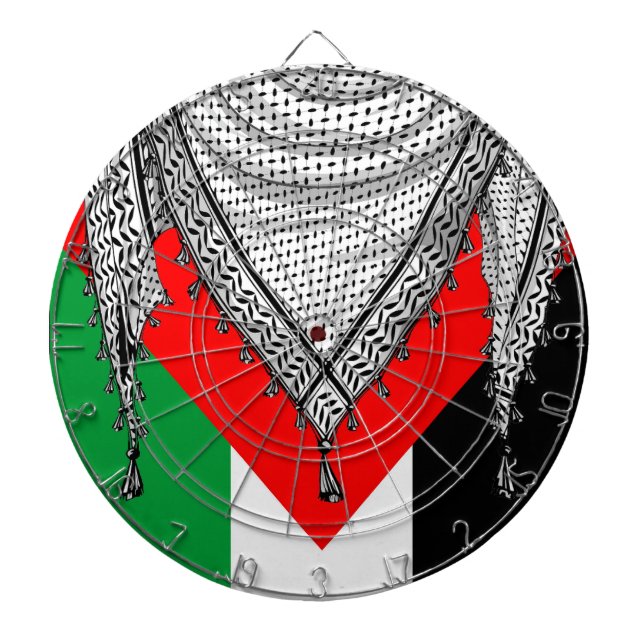 Diana Keffiyeh palestino Scarf tejido tradicional (Frente)