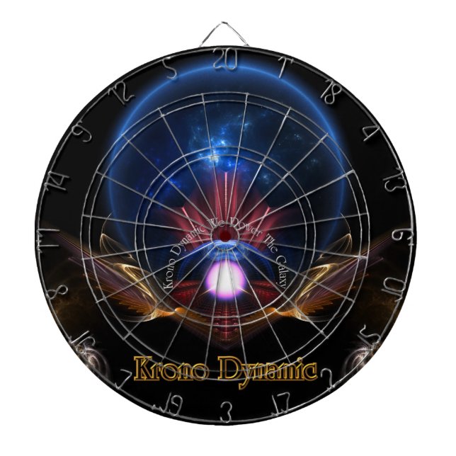 Diana Krono Dynamic Fractal Art Dart Board (Frente)