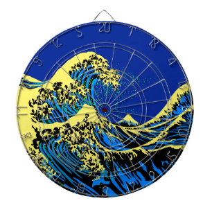 Diana La gran onda de Hokusai en acento del estilo del