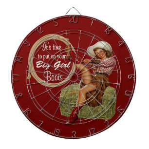 Diana La vaquera le puso las botas grandes