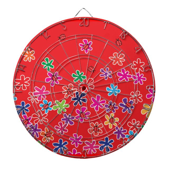 Diana Ladybugs y flores retro (Frente)