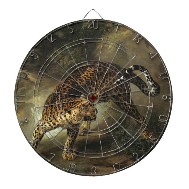 Diana Leopardo salvaje feroz (por Jean-Baptiste Oudry) (Frente)