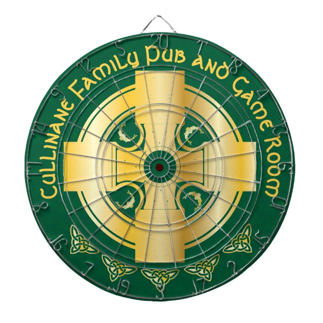 Diana Letra Celta Cross y Knot C Monograma y nombre (Frente)