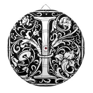 Diana Letra I Monograma Medieval Art Nouveau