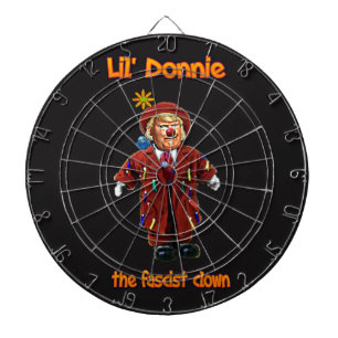 Diana Lil Donnie el dartboard fascista del payaso