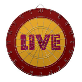 Diana Live & Let Live In Orbit Dart Board