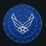 Diana Logo de la Fuerza Aérea de Estados Unidos - Azul<br><div class="desc">Este diseño presenta el logo oficial de la Fuerza Aérea de los Estados Unidos que aparece en un fondo azul audaz. Representando orgullo,  honor y tradición,  es un tributo atemporal al servicio y dedicación de la Fuerza Aérea de los Estados Unidos.</div>