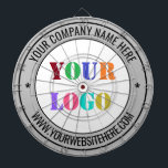 Diana Logotipo de personalizado y texto de su tarjeta de<br><div class="desc">Colores y tipos de letra personalizados - Diseñar sus propios tableros con el logotipo personalizado simple de su empresa y el nombre de su sitio web o Personalizado Texto profesional Diseño profesional Promocional Business Dart Board / Regalo - Añadir su logotipo - Imagen o foto - Código QR / Nombre...</div>